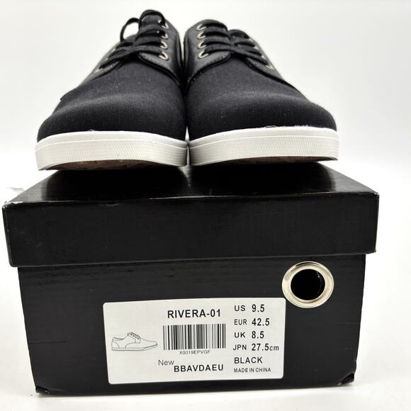 Bruno Marc Shoes Mens 9.5 Rivera-01Black Business Casual Lace Up Loafers Oxford - Picture 7 of 8